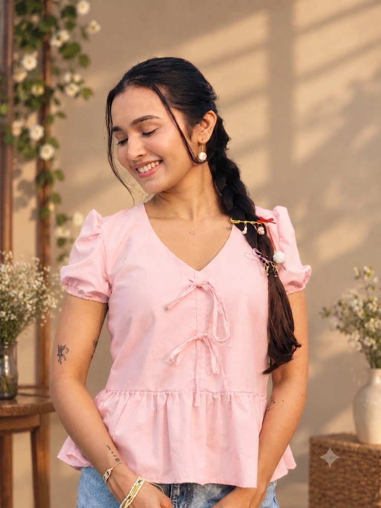 Sugar Peplum Top