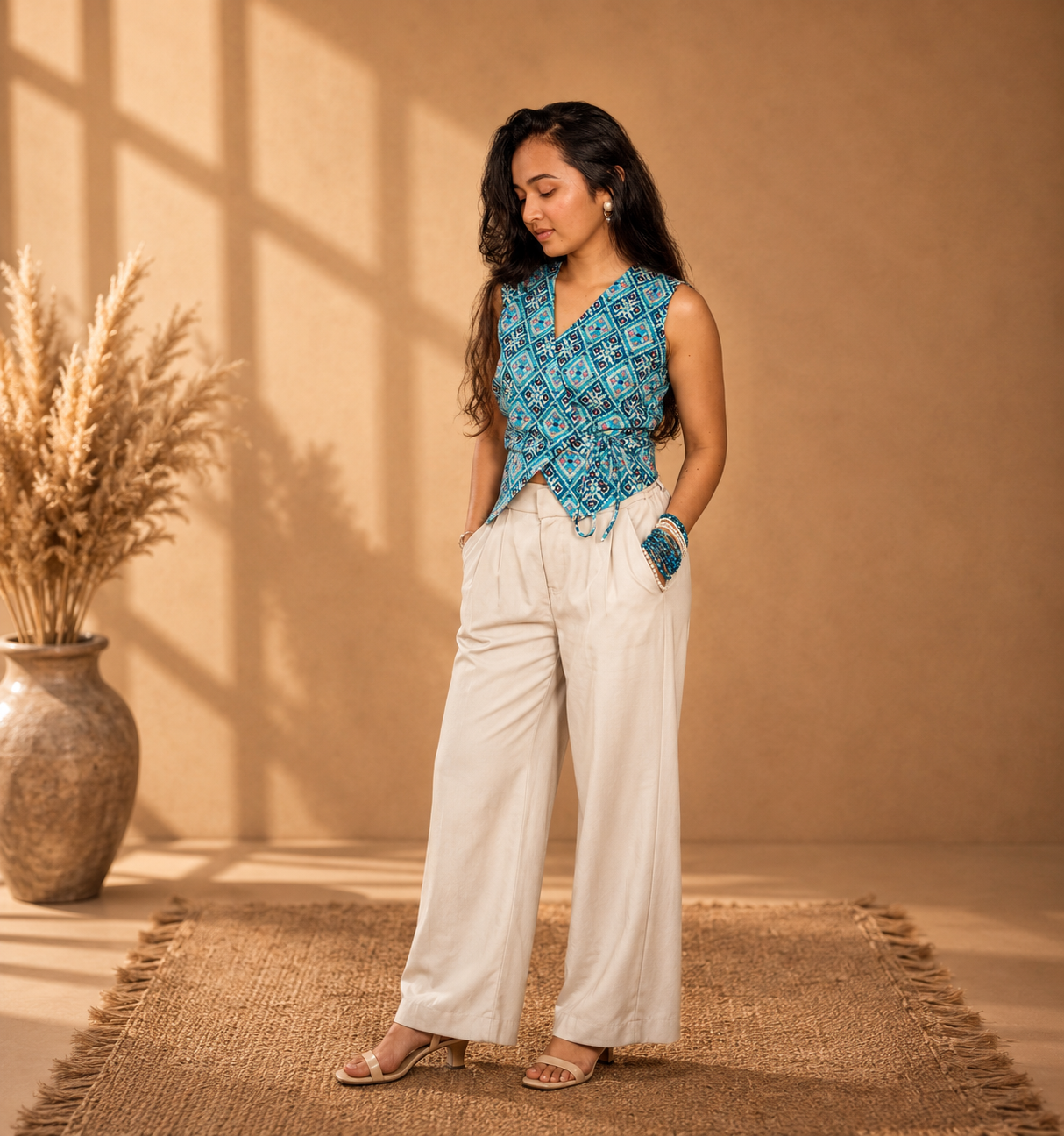 Jiza The Label — hand block-printed kurti